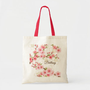 Elegant Cherry Blossoms Tote Bag