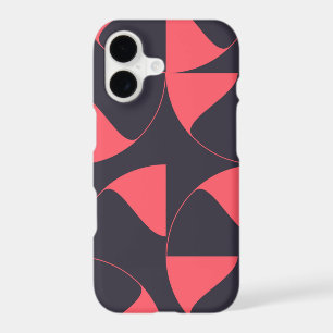 Elegant, chic, abstract circular geometric flowers