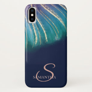 Elegant Chic Abstract,Navy Blue Case-Mate iPhone Case