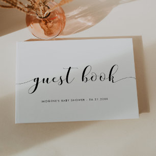 Elegant chic Baby shower Guest Book