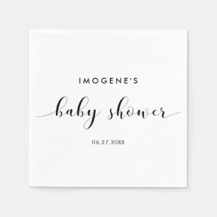 Elegant chic Baby shower Napkin