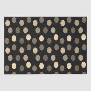 Elegant Chic Black Gold Grey Minimalist Geometric Tissue Paper