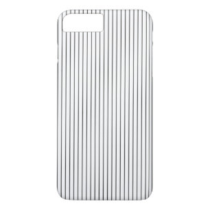 Elegant Chic Black White Striped Case-Mate iPhone Case