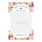 Elegant Chic Blush Pink Floral Wedding  Photo Prop