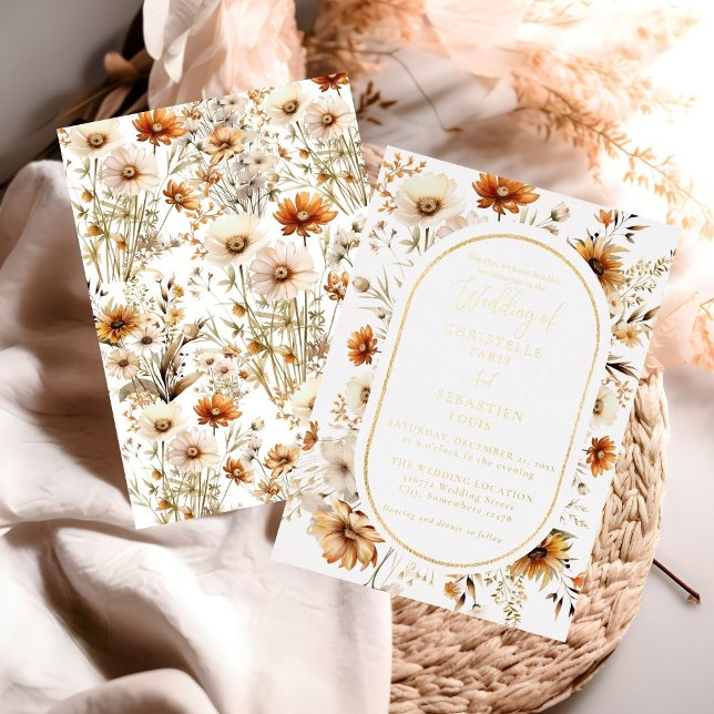 Elegant & Chic Boho Fall Wildflower Wedding (Creator Uploaded)