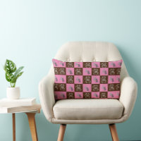 Elegant Chic Brown Plaid & Bear  