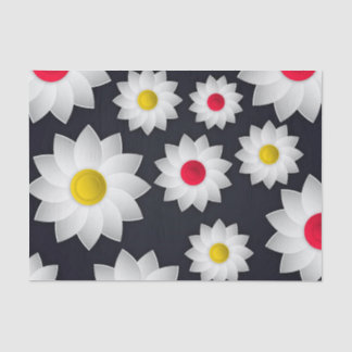 Elegant chic Cherry Blossom sunflower Tissue Paper