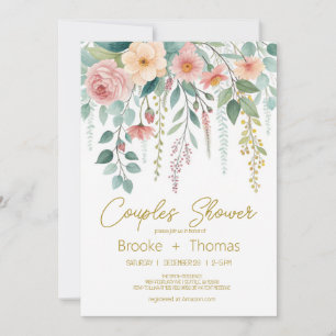 Elegant Chic Couples Shower Invitation 