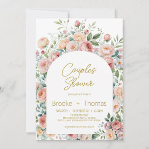 Elegant Chic Couples Shower Invitation 