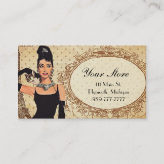 Elegant Chic Fashion Boutique Business Card