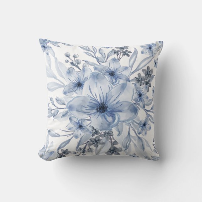 Elegant chic floral cushion (Front)