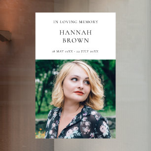 Elegant Chic Funeral   Modern Celebration of Life