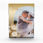 Elegant Chic Gold Photo Block<br><div class="desc">Chic modern design.</div>