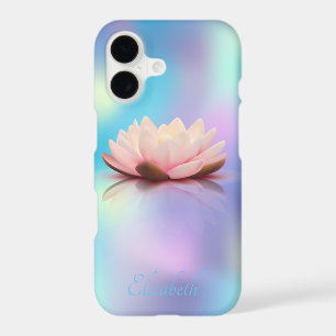 Elegant Chic Lotus Blue Holographic