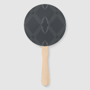 Elegant, chic, luxurious, simple line pattern hand fan