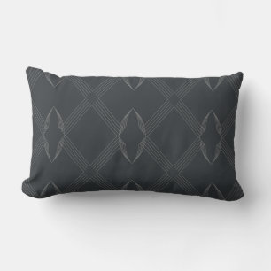 Elegant, chic, luxurious, simple line pattern lumbar cushion