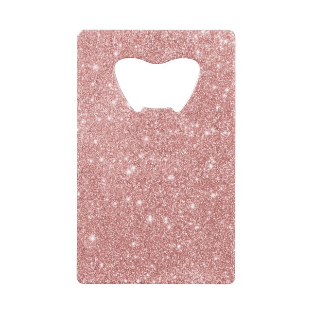 Elegant Chic Luxury Faux Glitter Rose Gold (Front)