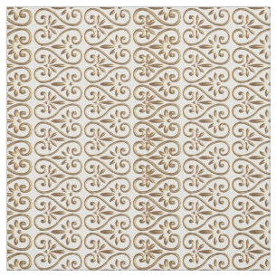 Elegant Chic Ornate Classy Antique Damask Pattern Fabric