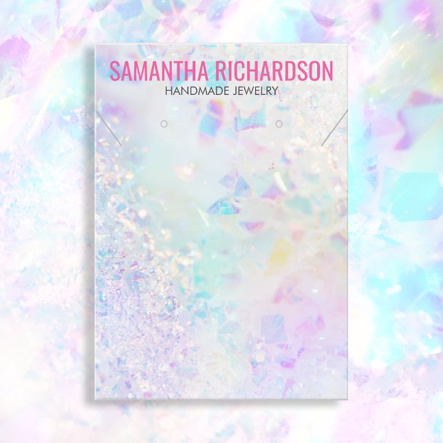 Elegant Chic Quartz Crystal Jewellery Display Hold Business Card (Creator Uploaded)