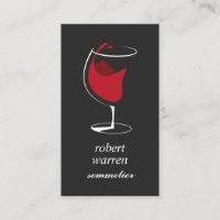 Elegant chic red wine glass Sommelier winemaker