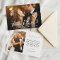 Elegant Chic Script Love Heart Wedding Photo