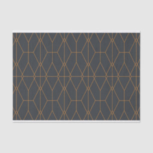 Elegant, chic, simple, luxurious line pattern art tissue paper