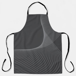 Elegant, chic, simple, modern graphic pattern art apron