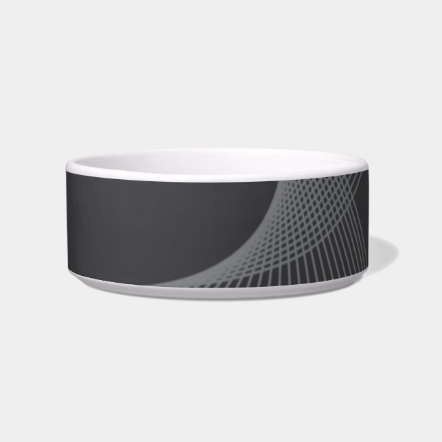 Elegant, chic, simple, modern graphic pattern art bowl (Front)