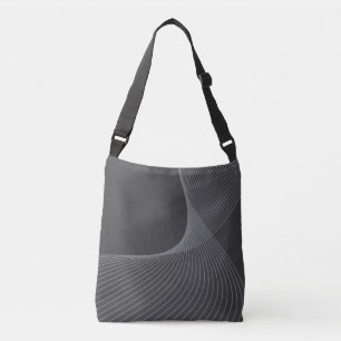 Elegant, chic, simple, modern graphic pattern art crossbody bag