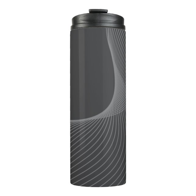 Elegant, chic, simple, modern graphic pattern art thermal tumbler (Front)