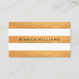 Elegant Chic Stripes Business Card