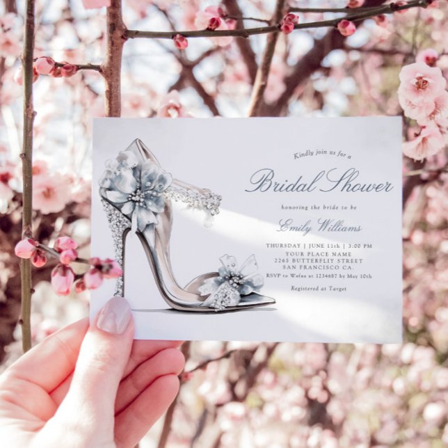 Elegant Chic Watercolor Floral Boho Bridal Shower Invitation (Creator Uploaded)