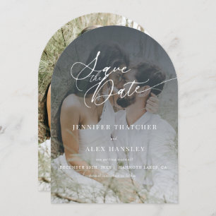 Elegant Chic Wedding Save the Date Invitation