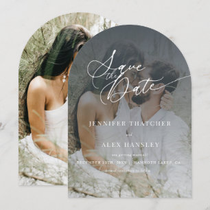 Elegant Chic Wedding Save the Date Invitation