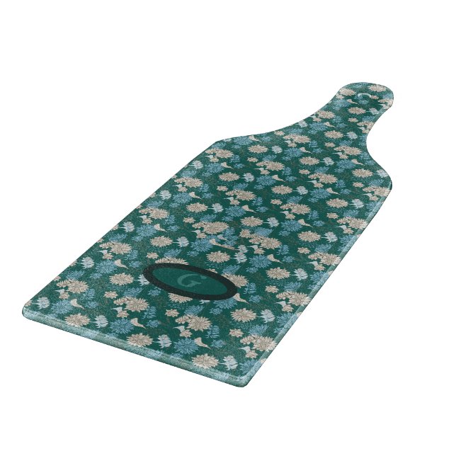   Elegant Chic Wildflower Cutting Board (Corner)