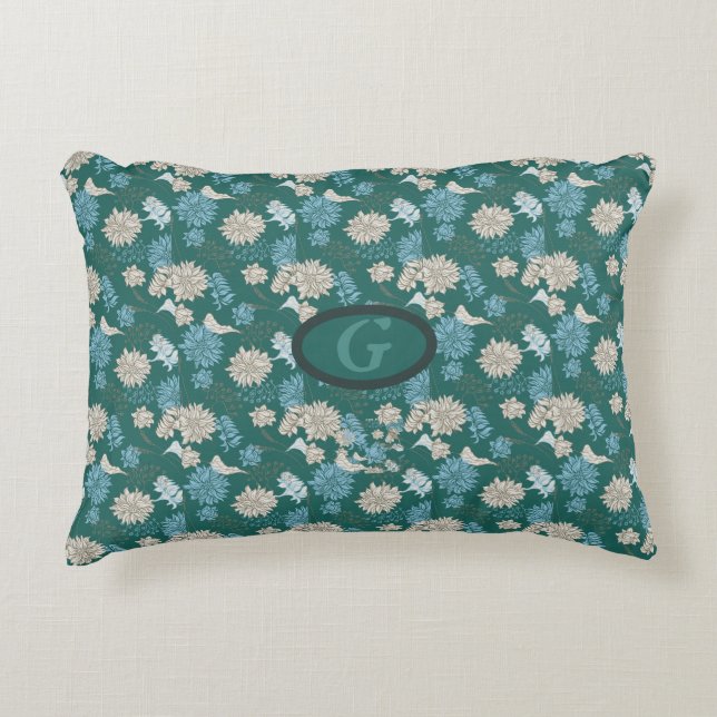 Elegant Chic Wildflower  Decorative Cushion (Front)