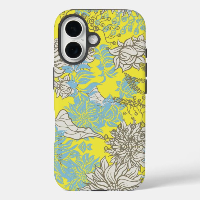 Elegant  Chic Wildflower Yellow   Case-Mate iPhone Case (Back)