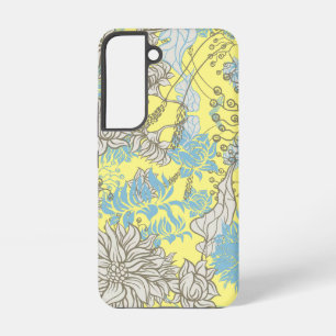 Elegant Chic Wildflower Yellow Samsung Galaxy Case