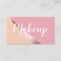 Elegant chick rose gold pink & orange geometric