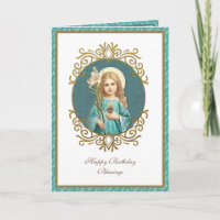  Elegant Child Virgin Mary Vintage Religious