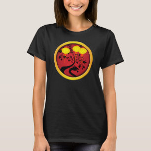 Elegant Chinese New Year Dragon Gold Lanterns T-Shirt