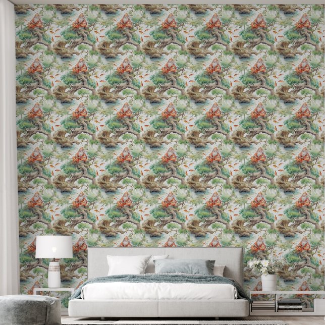 Elegant Chinese Wallpaper (Bedroom)