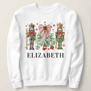 Elegant Chinoiserie Nutcracker Xmas Holiday Vibes Sweatshirt