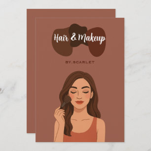 Elegant Chocolate Courageous Skill Tender Beauty Holiday Card