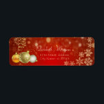 Elegant Christmas Balls , Snowflakes<br><div class="desc">Elegant christmas balls and  snowflakes on red background.</div>