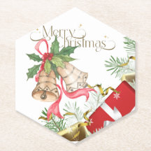 Elegant Christmas Bells and Gifts Holiday Design