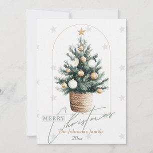 Elegant Christmas cards Non-photo holiday card
