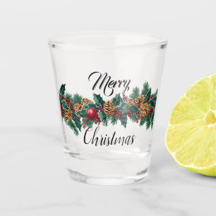 Elegant Christmas Decoration Design Shot Glass