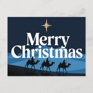 Elegant Christmas Design - The Star of Bethlehem Postcard