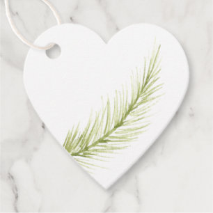 Elegant Christmas Florals Holiday Favour Tags